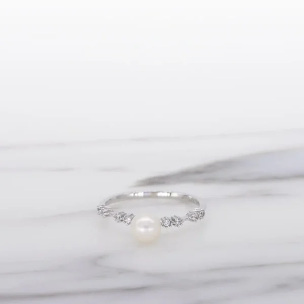 925 Silver Pearl Ring